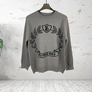 Burberry Classic War Horse Jacquard Crew Neck Sweater